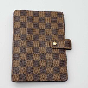 100% Authentic Louis Vuitton Diary Cover Agenda MM Damier